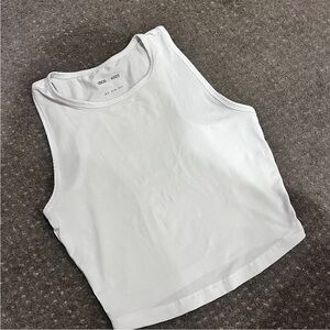 ASOS White Athletic Tank Top